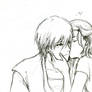 zutara_chaste kiss sketch