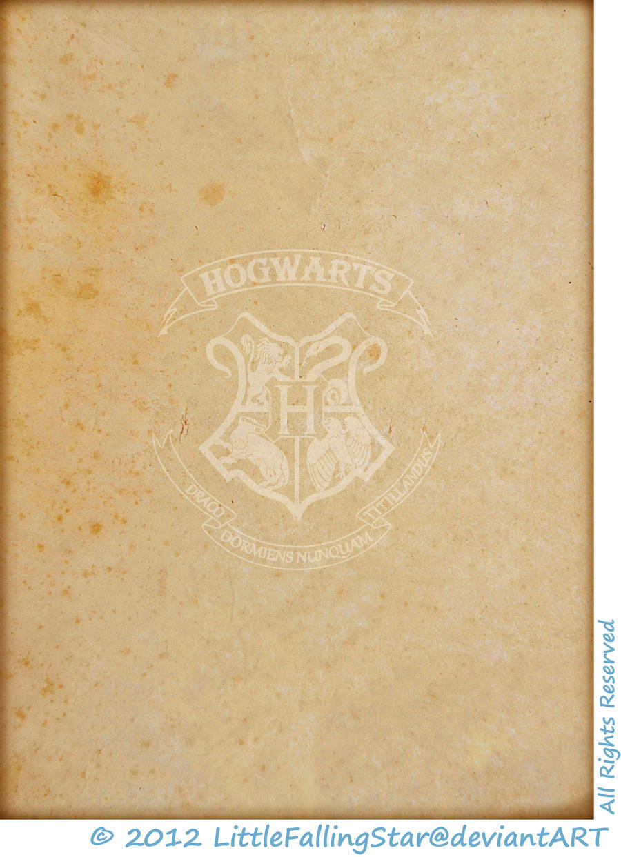 Hogwarts Parchment, front