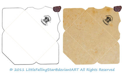 Hogwarts Envelope by LittleFallingStar
