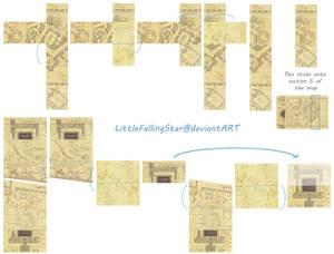 How to fold the flaps on The Marauders Map