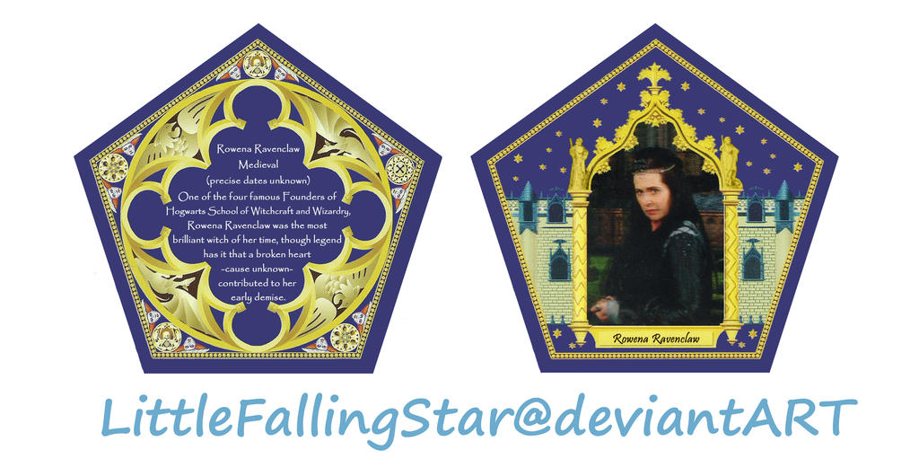 Tile 2 x 2 with Groove with HP Chocolate Frog Card Rowena Ravenclaw Pattern  : Part 3068bpb1740