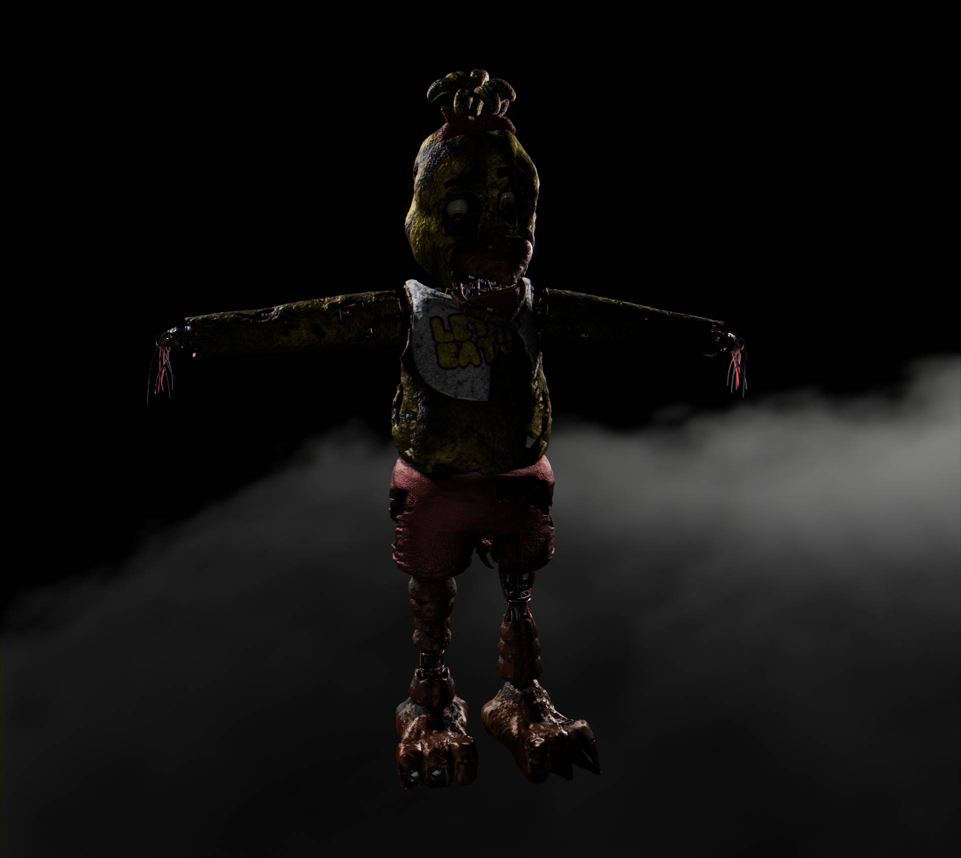 Withered Chica - FNAF Plus (FanArt) by SebastianEnriqueArt on Newgrounds