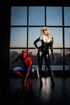 Spider-Man and Black Cat Cosplay Marvel Comics by AGflower
