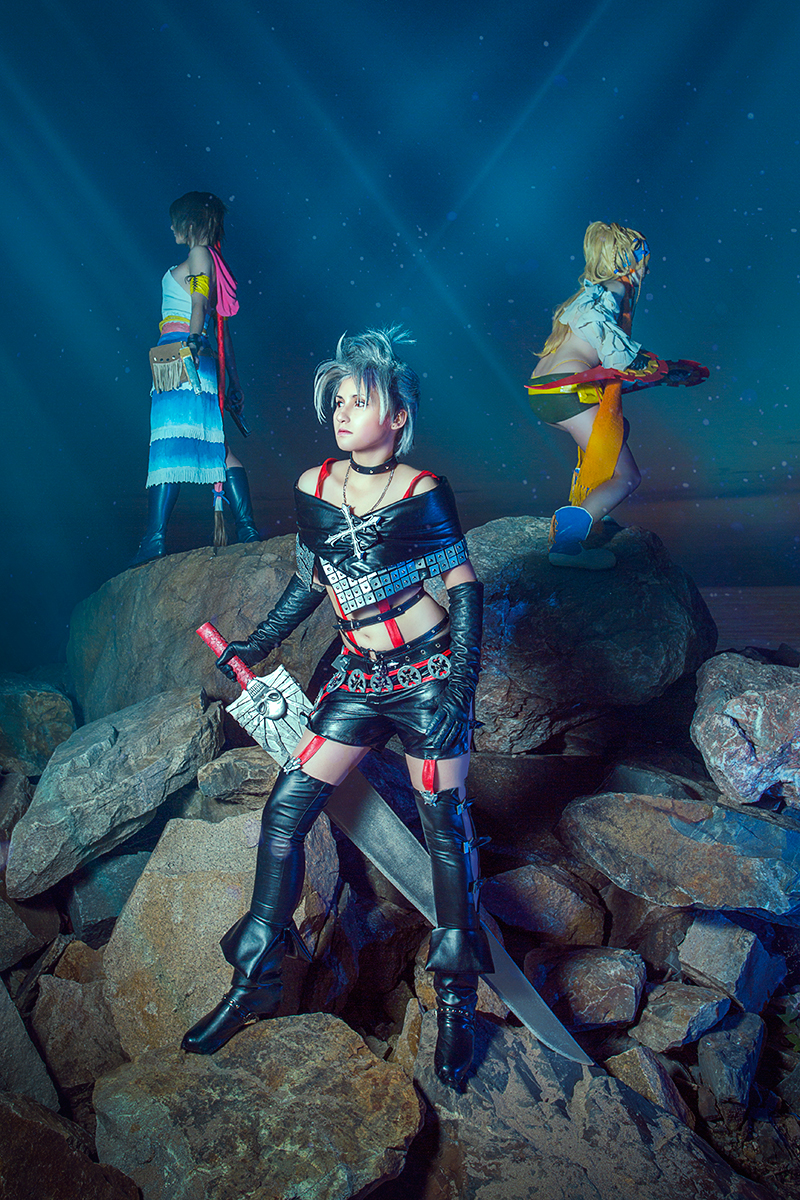 Yuna Rikku Paine Final Fantasy X-2 Cosplay