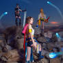 Yuna Rikku Paine Final Fantasy X-2 Cosplay