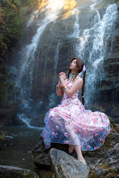 Aerith Gainsborough Final Fantasy VII Cosplay