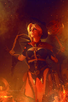 Mercy Overwatch Witch Cosplay BLIZZARD