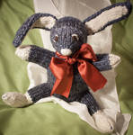 Barnaby the Knitted Bunny Rabbit by esther-rose-mouse