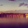 Night Prague panorama