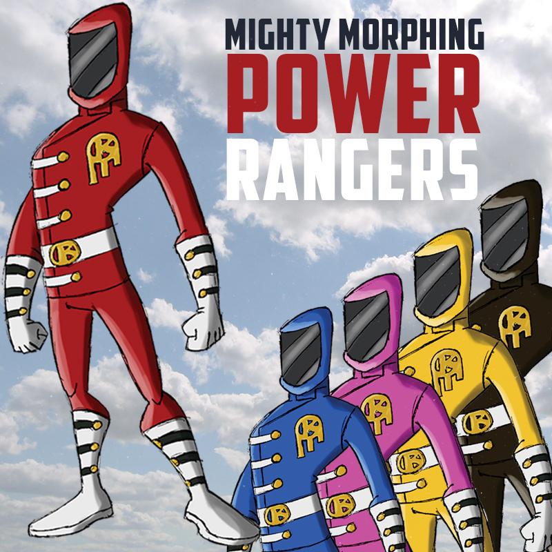 Meower Rangers Mighty Morphing Power Rangers by brounkandeemann on DeviantArt