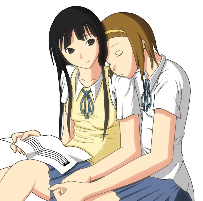 Mio Slaps Ritsu Mio and Ritsu by Ayinai on DeviantArt
