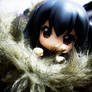 Azusa nendoroid on my coat