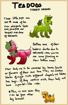 OPEN SPECIES - Tea dogs quick ref