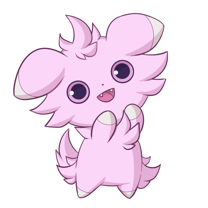 Shiny Espurr by Ayinai on DeviantArt