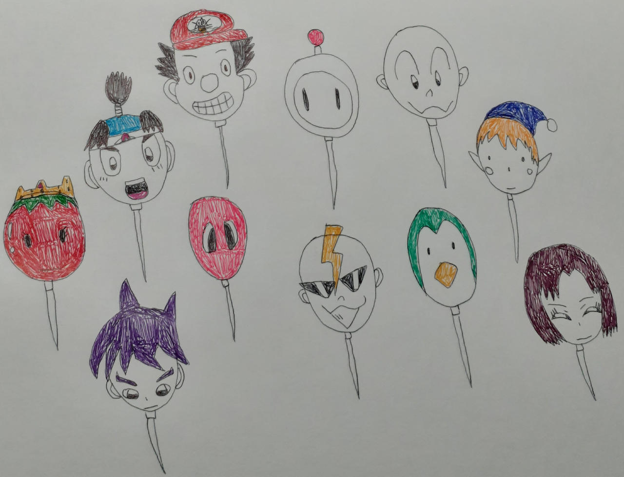 Hudson Soft Chatacter Balloons