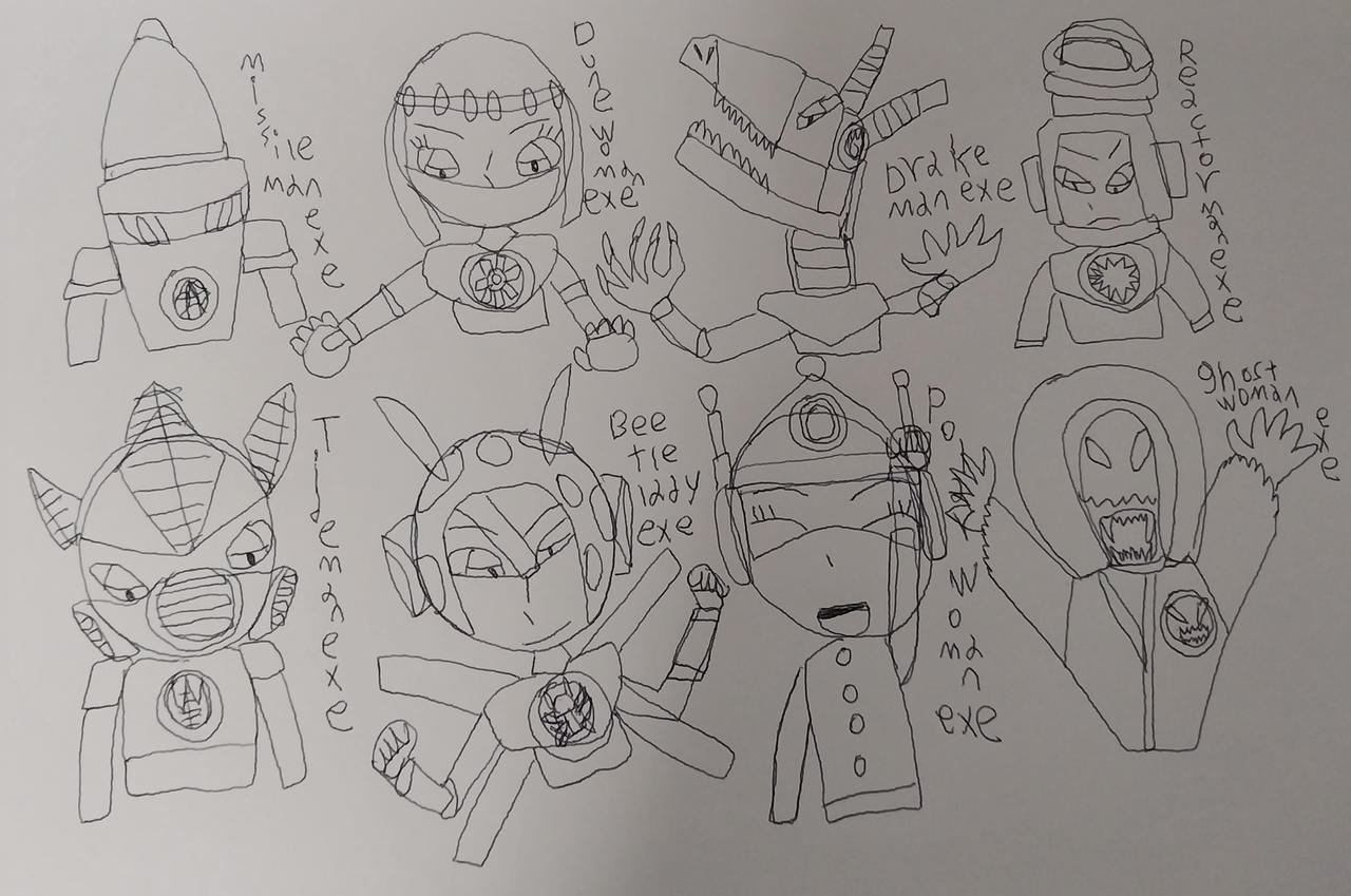 Megaman Battle Network RnR Net Navis