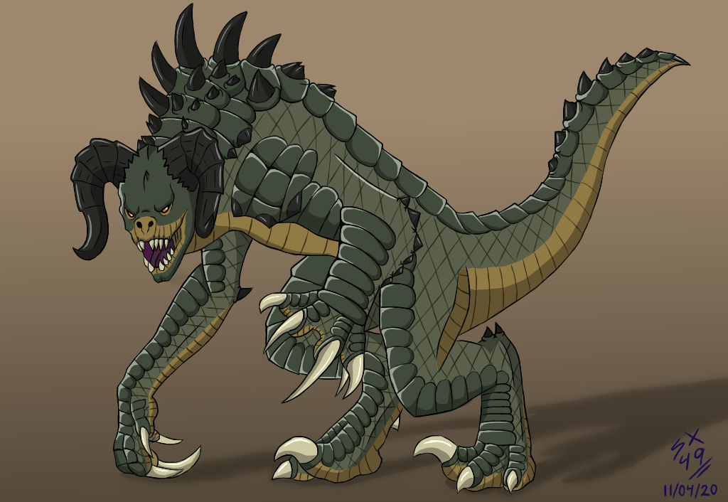 Deathclaw Inflation Deviantart Deathclaw by xX-SonicX49-Xx on DeviantArt