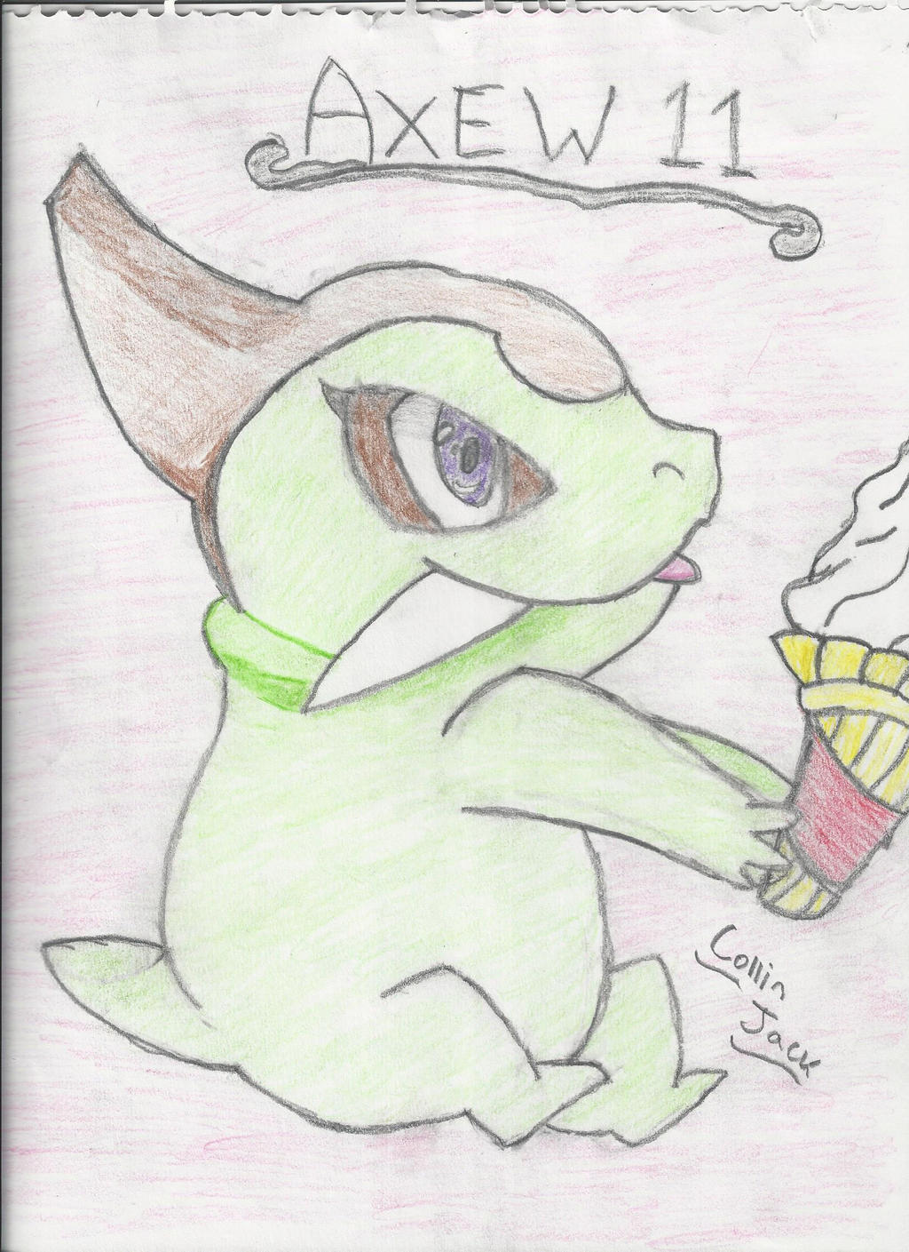 Axewchao Rito Deviantart Axew by Chibi-The-Dragon69 on DeviantArt