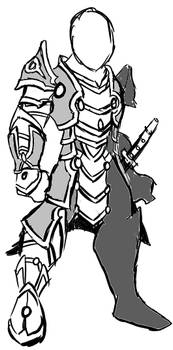 AQW Personal Armor Concept Sketch