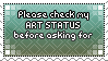Please check my Art Status Stamp