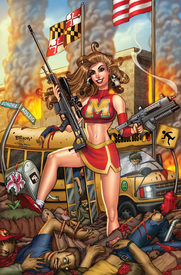 Zombies vs Cheerleaders #5 cover