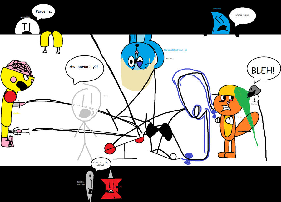 When HTF Meets BFDI.... by TheWhistleGang on DeviantArt