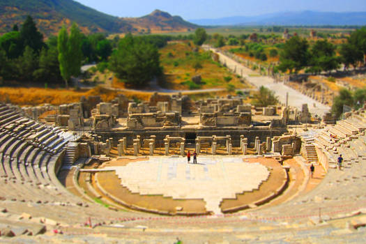 Faux-Tiltshift Amphitheatre