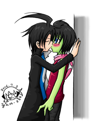 Kiss cartoon clearance invader zim