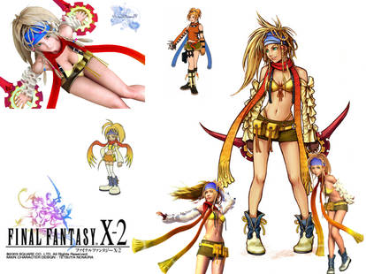 Rikku Final Fantasy collage