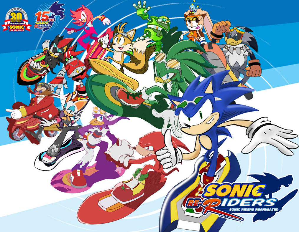 Sonic Re-Riders Official Poster by SynchroProdigy4300 on DeviantArt