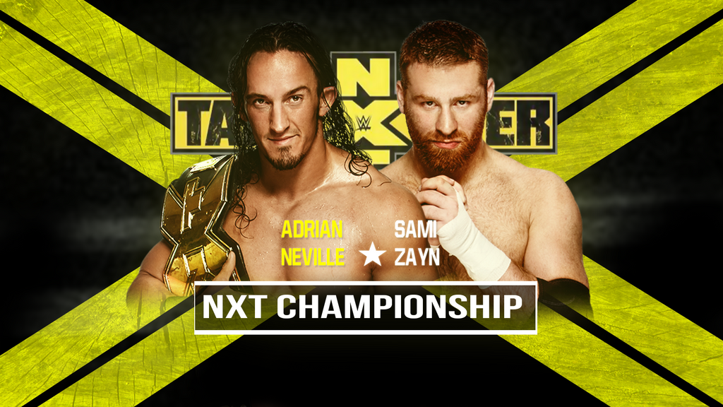 Xt Match Card WWE NXT Take Over 2015 Custom Match Card by Estanis07 on DeviantArt