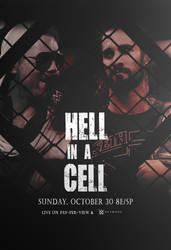 WWE Hell In A Cell 2017 Custom Poster