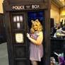 Miss Piggy takes the Tardis