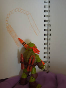 TMNT:: Mikey is Drawing