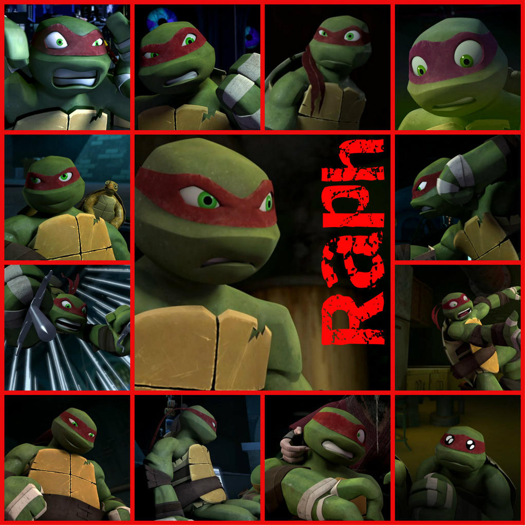 TMNT:: Raph: collage