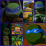 TMNT:: Leo: '87 - '03 - '12: collage