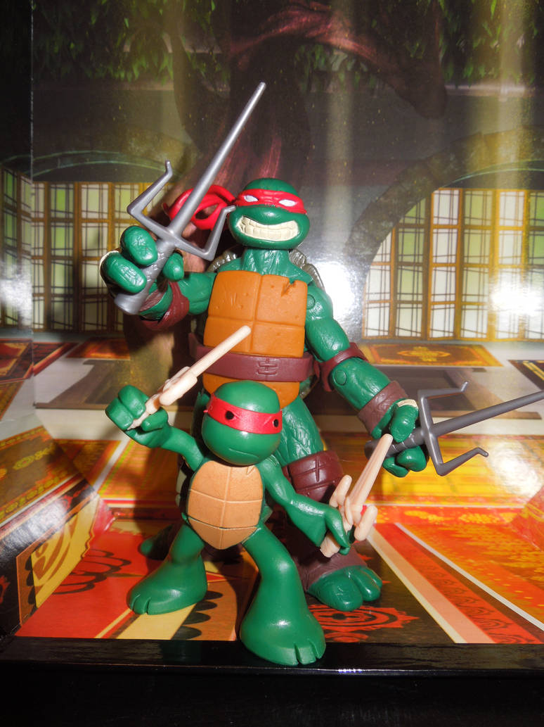Raphael with turtle tot self! by Culinary-Alchemist on DeviantArt
