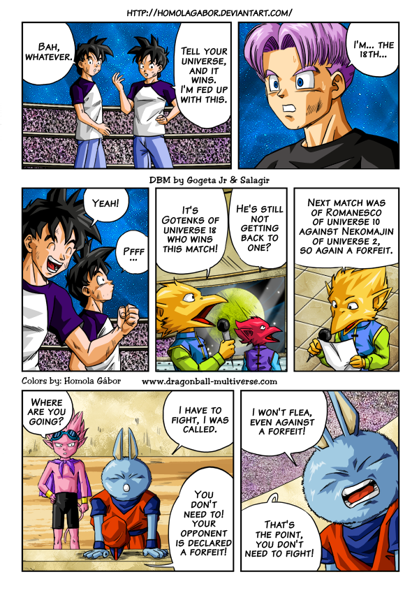 Dragon Ball Multiverse - Son Bra's little problem (COLOR