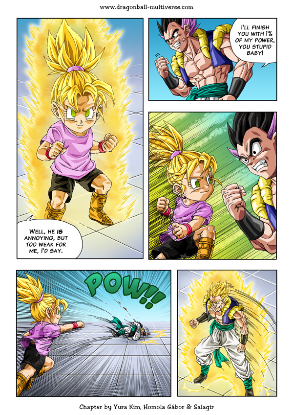 Father and daughter (Dragon Ball Multiverse) by VegithL on DeviantArt