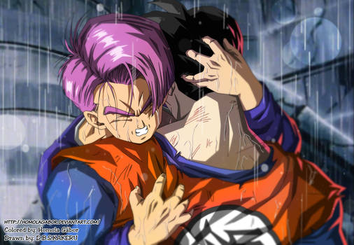 DBZ History of Trunks - Trunks finds Gohan dead