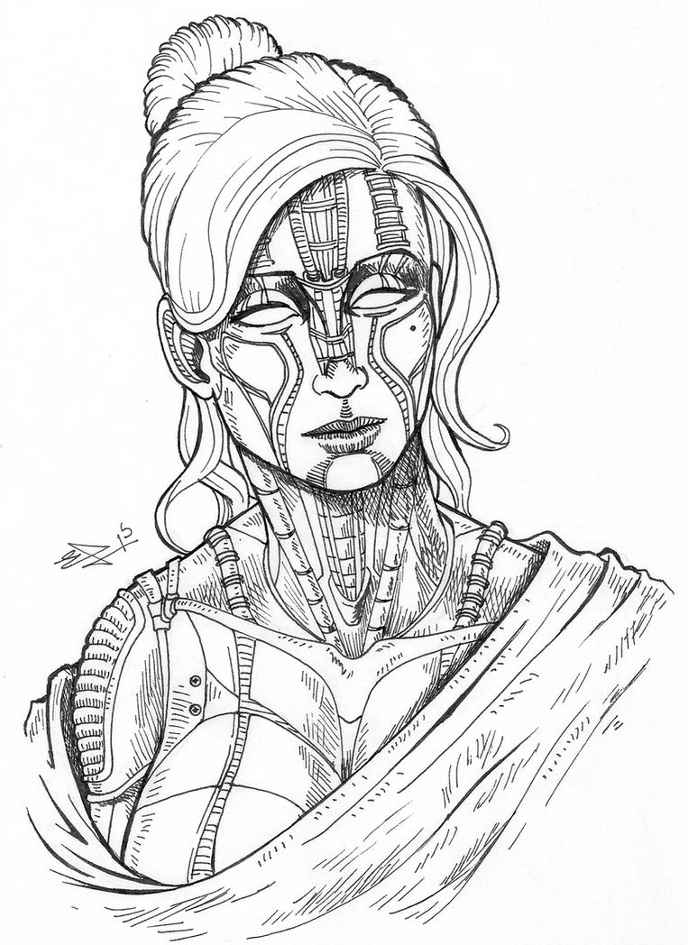 Mujer androide by El-Eliah on DeviantArt