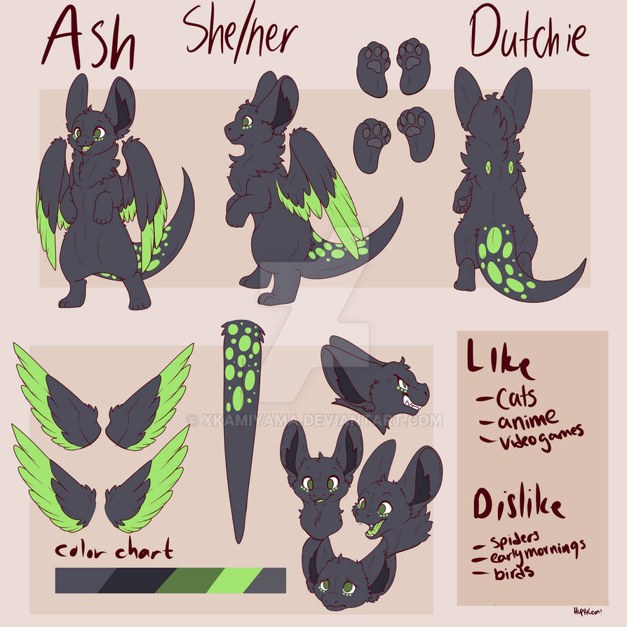 Ash Refrence Ash refsheet by xKamiyama on DeviantArt