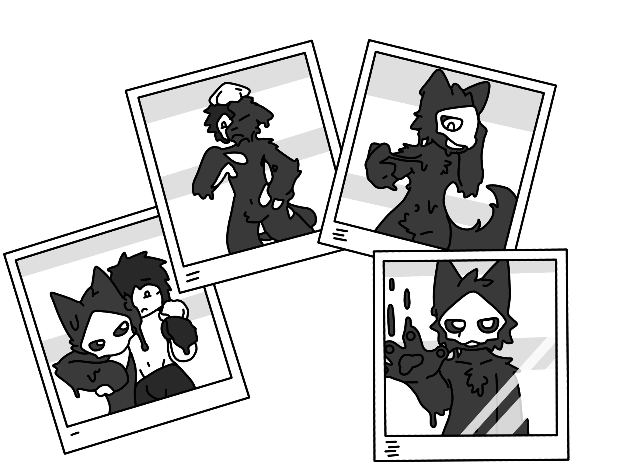 Changed Wolf TF Photo Set Of 4 by Cthulhuyyy on DeviantArt