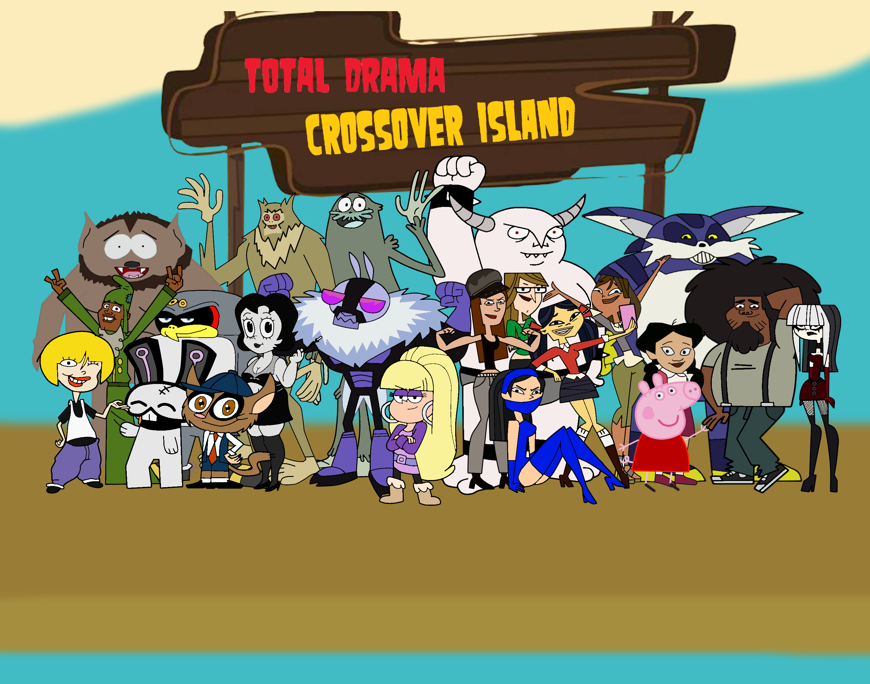 Total drama island new cast fanart by ocsbygerardDT on DeviantArt