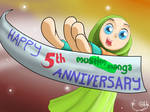 Muslim Manga's Happy 5th Anniversary ! by artdeeb96