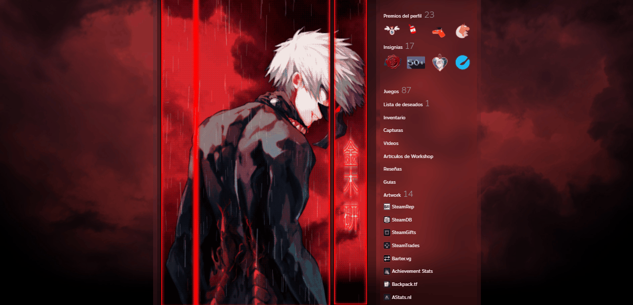 Kaneki Steam Profile Design By Leithon On Deviantart Kaneki Steam Profile Design By Leithon On Deviantart