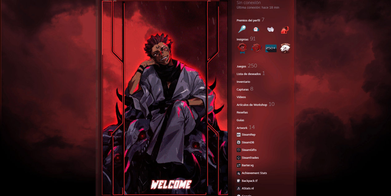 Ryomen Sukuna Steam Profile Design By LEITHON On DeviantArt ryomen-sukuna-steam-profile-design-by-leithon-on-deviantart