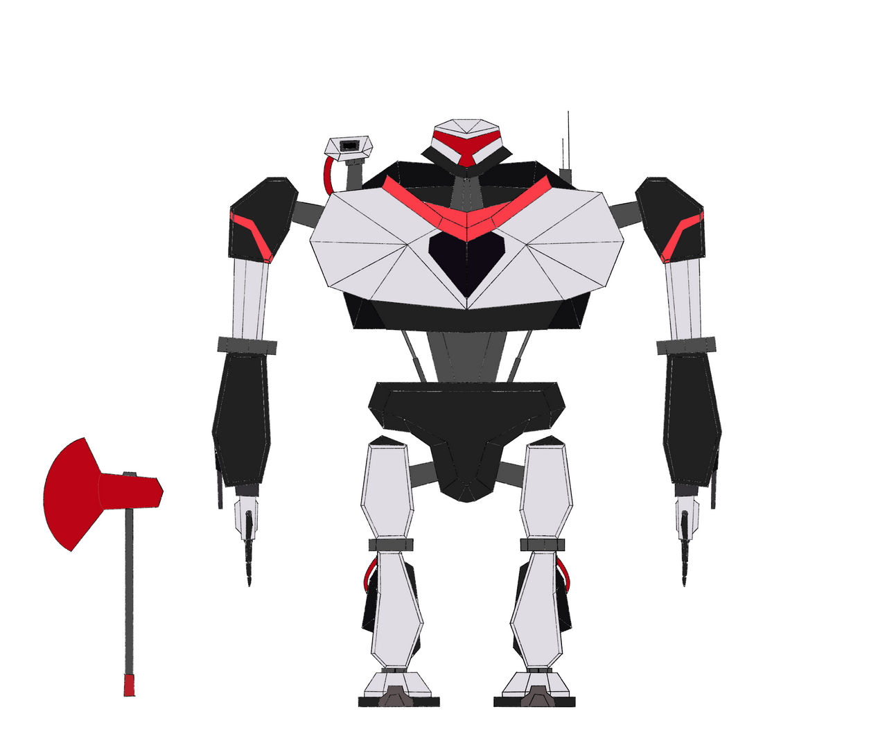 Mech design for a friend of mine by minibisco4 on DeviantArt