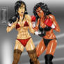 Esmeralda vs Jessica 1, by pugilismx