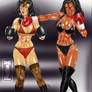 Esmeralda vs Jessica 2, by pugilismx